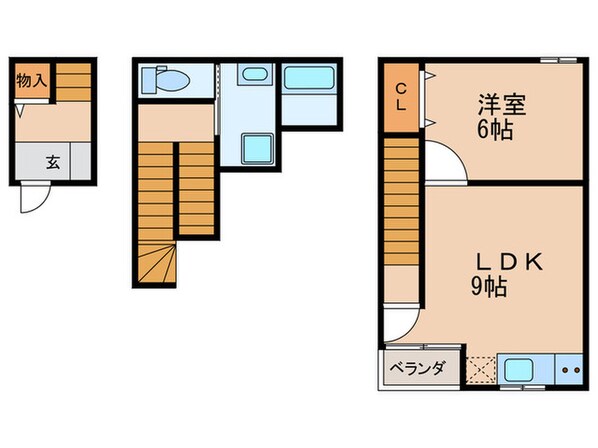 CASA塚本の物件間取画像